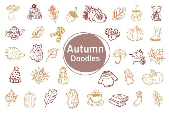 Autumn Doodles: A Playful Fall Font