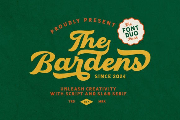 Bardens: A Retro Font Duo That Brings Vintage Charm to Modern Design