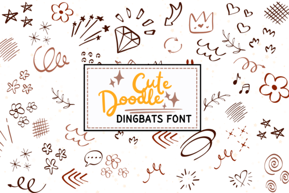 Cute Doodle: A Playful Typography Asset