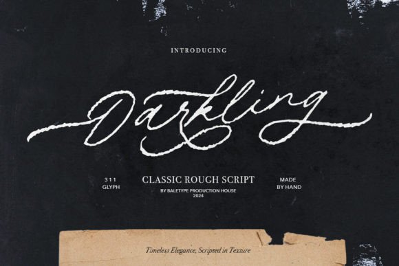 Darkling: Organic Elegance for Wedding & Brand Typography