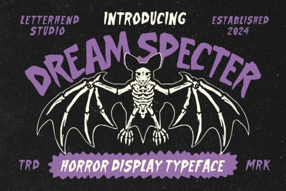 Dream Specter: A Horror Display Font That Commands Attention