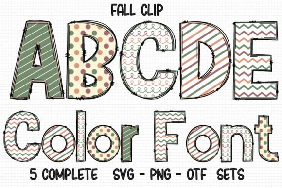 Fall Clip: The Festive Autumn Font That Brings Warmth to Every Project