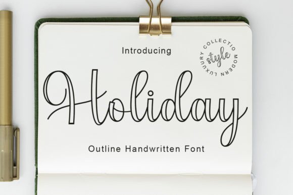 Holiday Font: Where Timeless Calligraphy Meets Modern Design Versatility