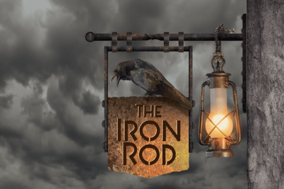 Ironrod: Bold Stencil Sans Serif