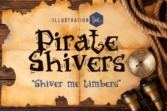 Pirate Shivers: The Hand-Crafted Font That Brings Pirate Stories to Life