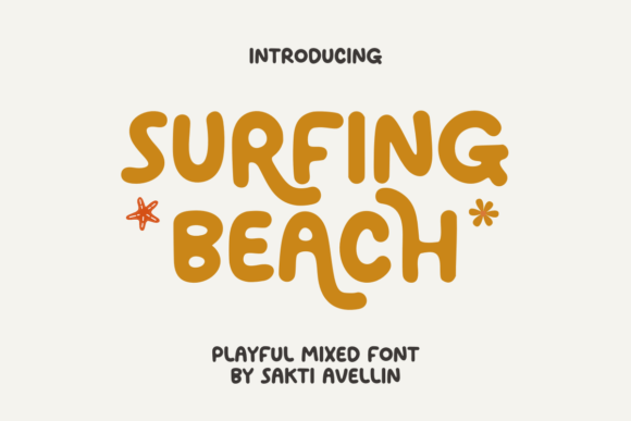 Surfing Beach Font: Where Playful Charm Meets Everyday Creativity