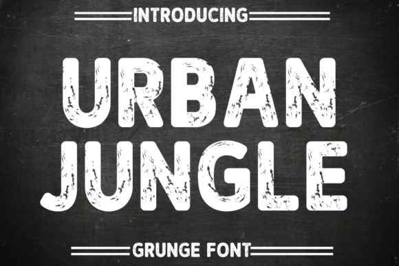 Urban Jungle: Raw, Rebellious Typography